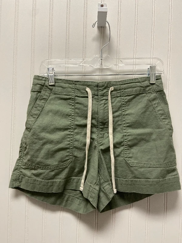 Green Shorts Loft, Size 2