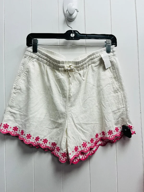 White Pink Shorts J Crew O, Size S