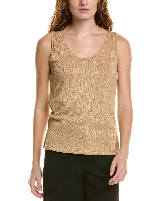 Anne Klein Double V Scoop Tank