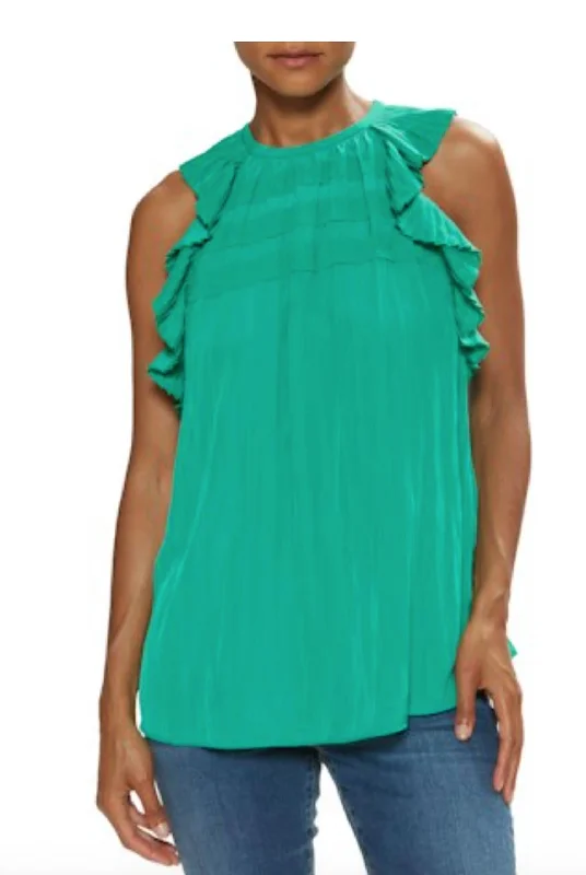 Carmi Top In Seagreen