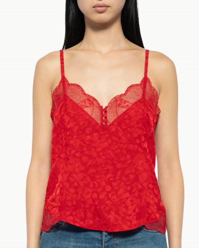 Cyoko Camisole In Crimson