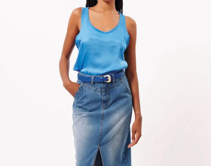 Danny Tank Top In Electrique Bleu