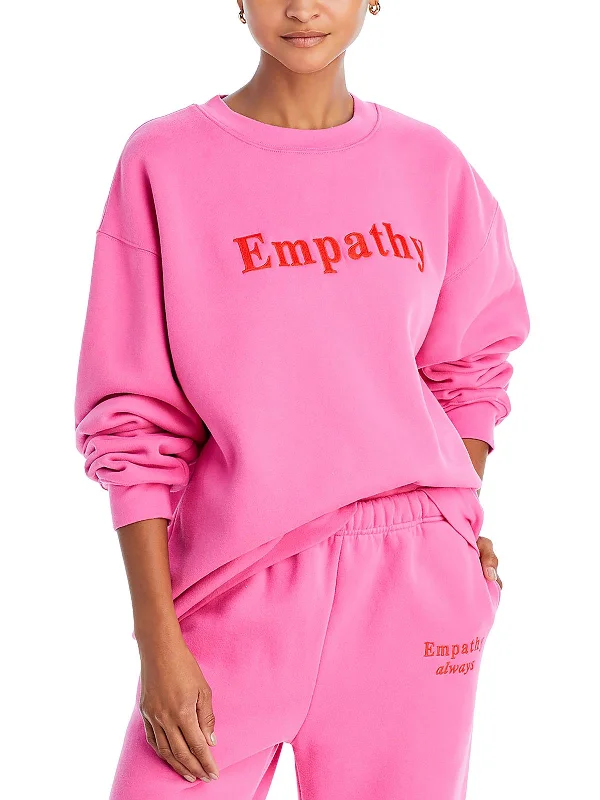 Empathy Womens Fleece Graphic Sweatshirt