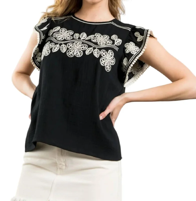 Hold Me Close Top In Black