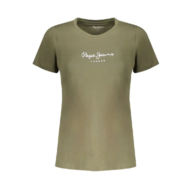 Pepe Jeans  Cotton Tops & Women's T-Shirt