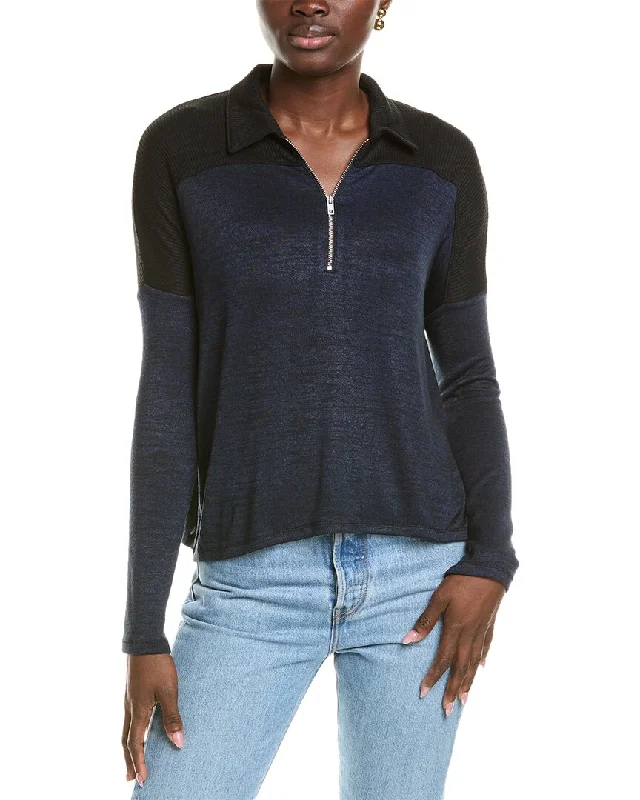 rag & bone The Knit Zip Polo Sweater