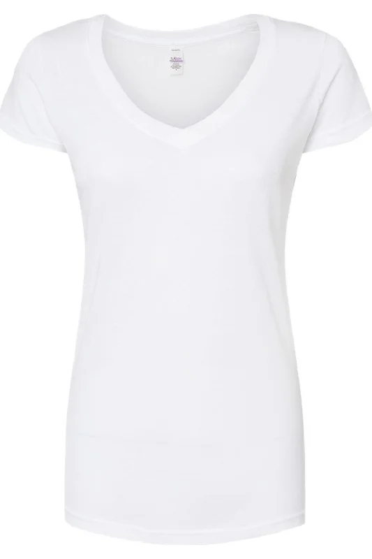 Tultex Women´s Poly-Rich V-Neck T-Shirt