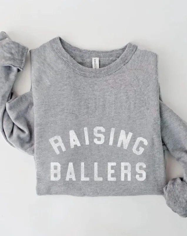 Women's Raising Ballers Graphic Sweatshirt In Gray