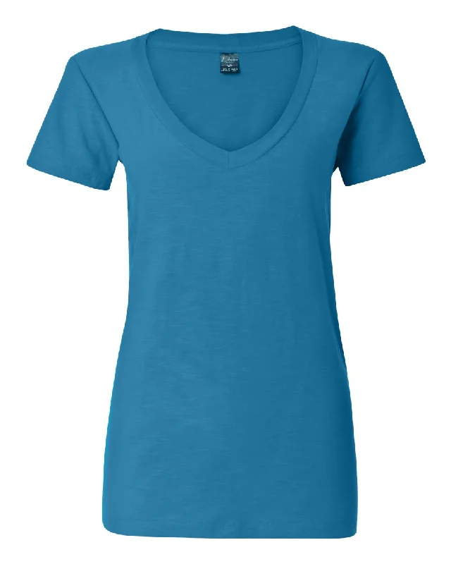 Women's V-Neck Slub T-Shirt